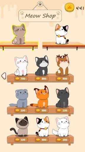 Duet Cats: Cute Popcat Music screenshot