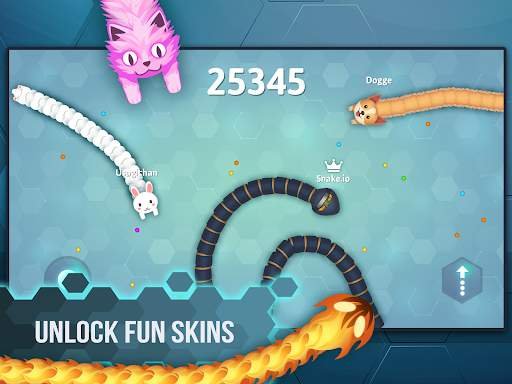 Snake.io screenshot
