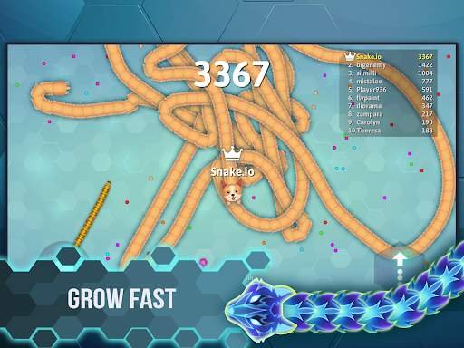 Snake.io screenshot