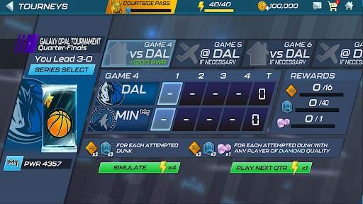 NBA 2K Mobile Basketball Game screenshot