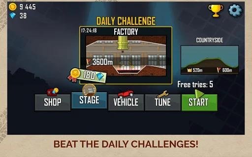 Hill Climb Racing screenshot