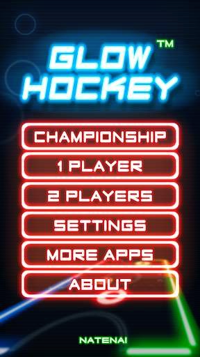 Glow Hockey screenshot