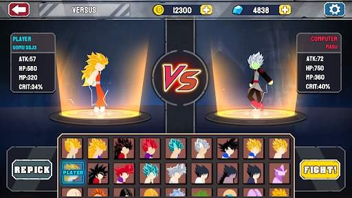 Stickman Warriors - Super Dragan screenshot