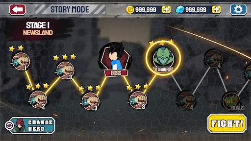 Stickman Warriors - Super Dragan screenshot